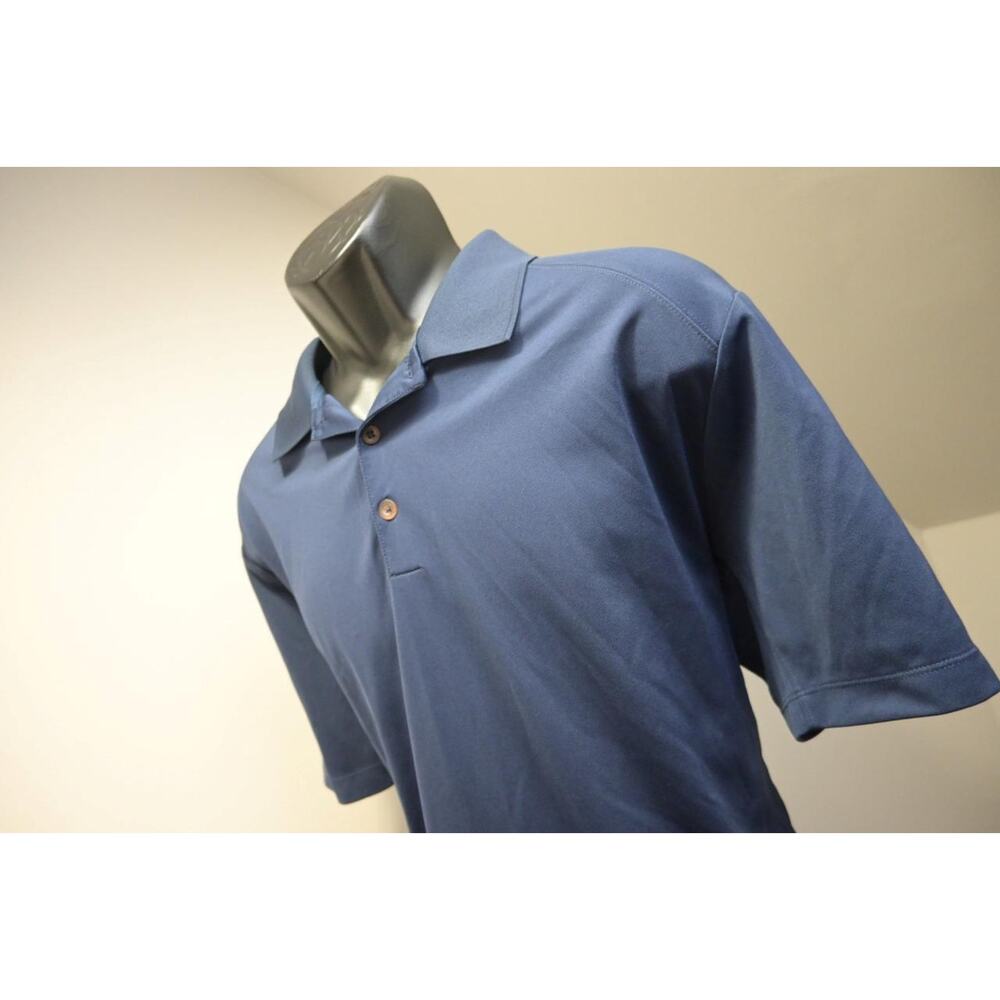 Nike Golf Polo Dri‎ Fit Tour Performance Blue Athletic Golf Shirt Mens Sz XL